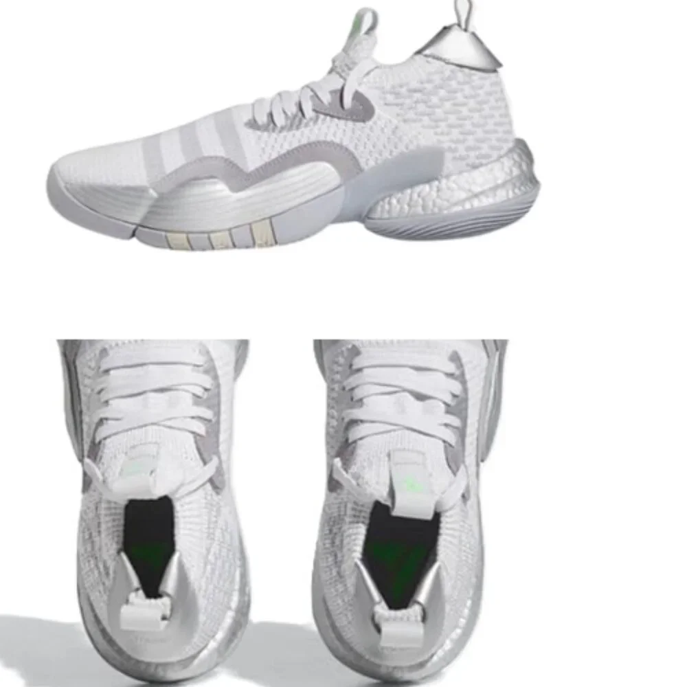 New Adidas Trae Young 2 Metaverse Grey Basketball Shoes - Size M11.5 / W12.5 NIB - Picture 2 of 4